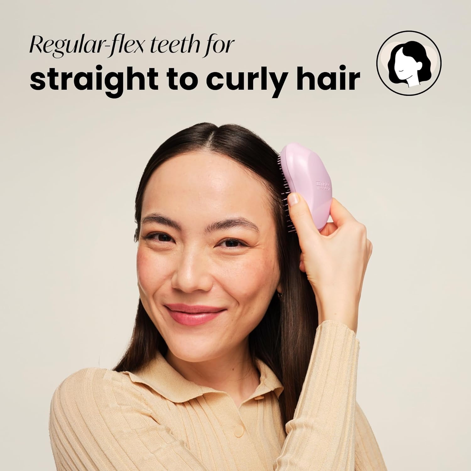 image:imageTangle Teezer Original Detangler Mini Hair Brush Millennial PinkMillennial Pink
