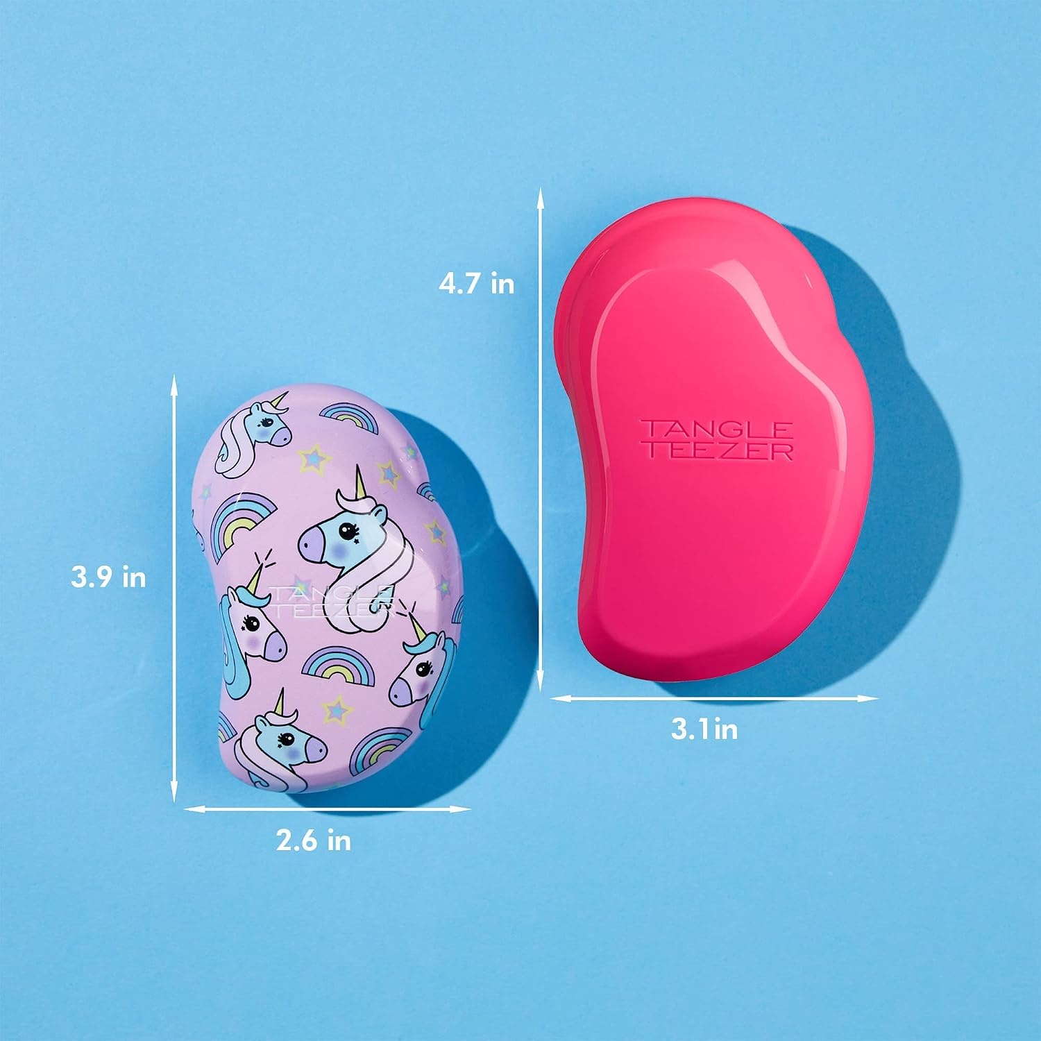 image:imageTangle Teezer Original Detangler Mini Hair Brush Millennial PinkPink Fizz