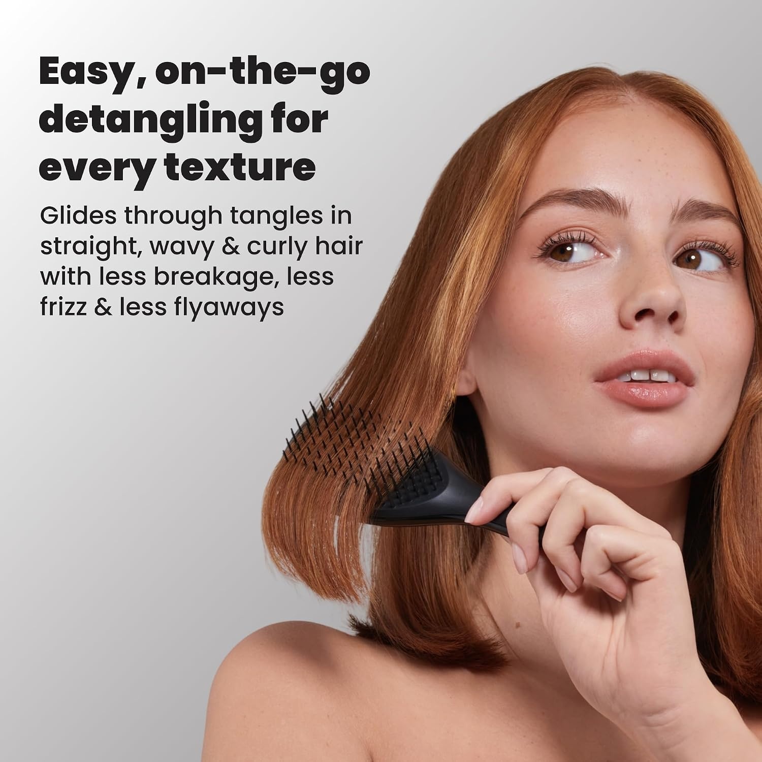 image:imageTangle Teezer Ultimate Detangler Mini Hair Brush Digital LavenderBlack