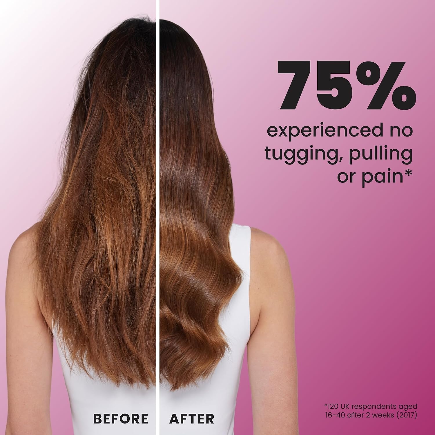 image:imageTangle Teezer Ultimate Detangler Mini Hair Brush Digital LavenderElectric Raspberry