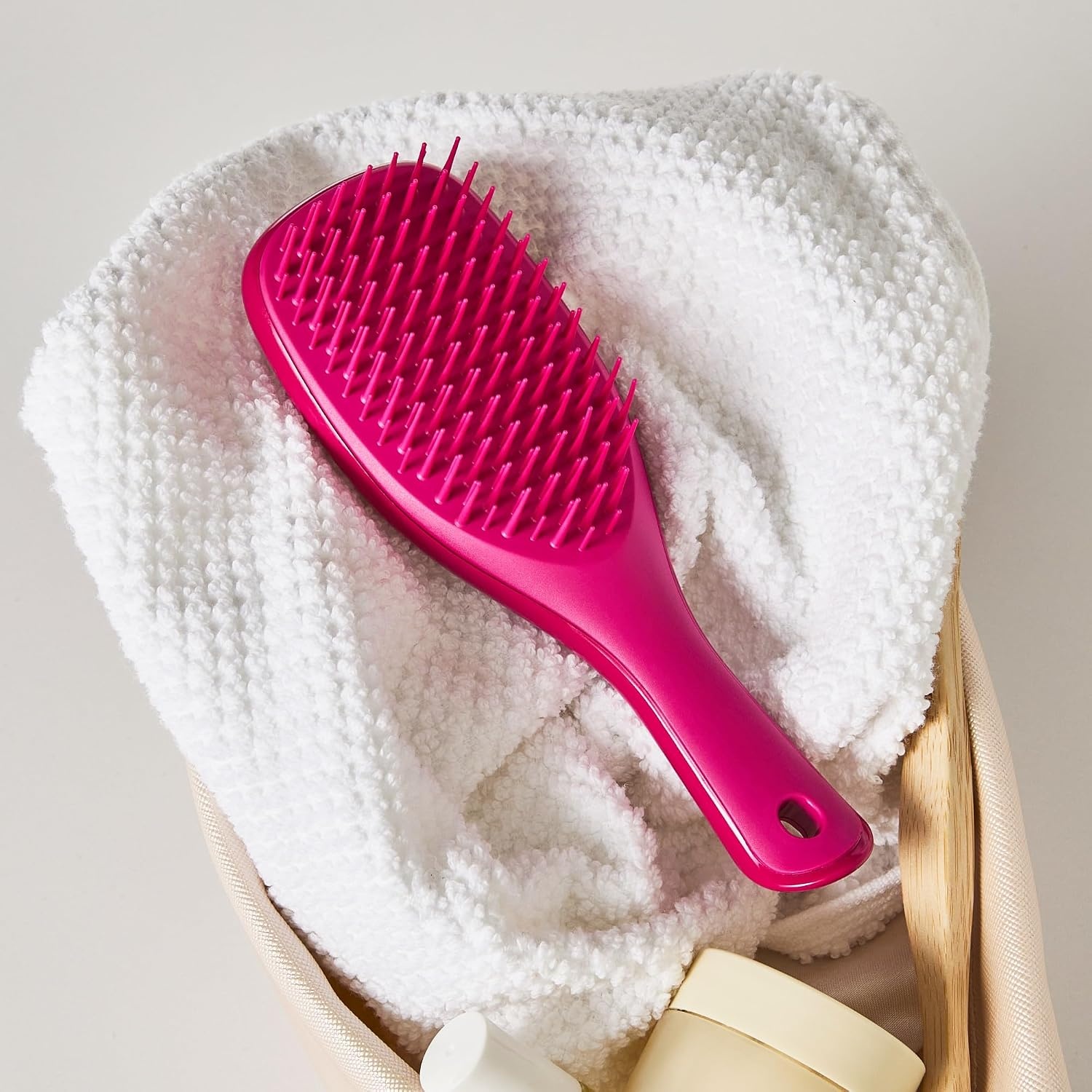 image:imageTangle Teezer Ultimate Detangler Mini Hair Brush Digital LavenderElectric Raspberry