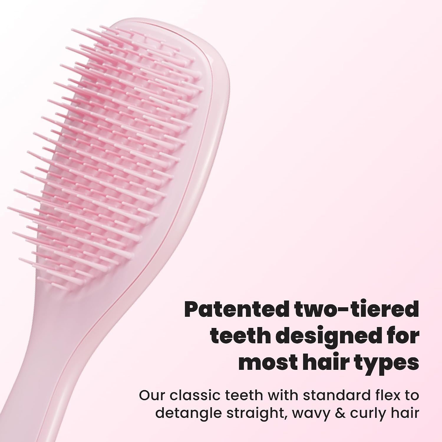 image:imageTangle Teezer Ultimate Detangler Mini Hair Brush Digital LavenderMillennial Pink