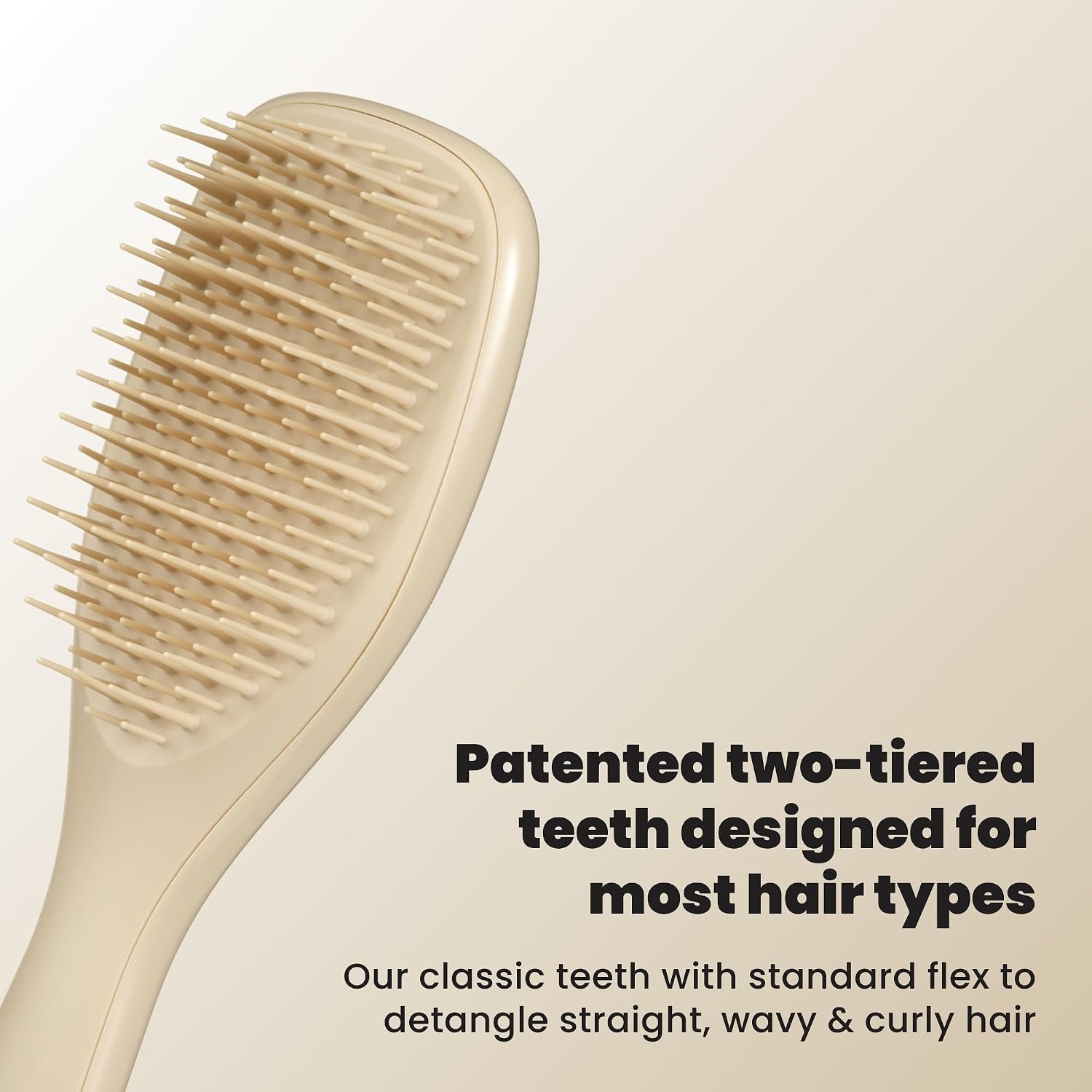 image:imageTangle Teezer Ultimate Detangler Mini Hair Brush Digital LavenderOat Cream