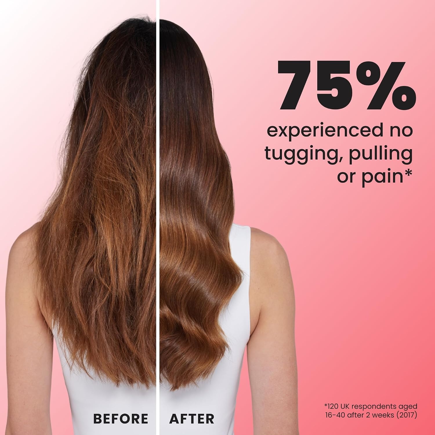 image:imageTangle Teezer Ultimate Detangler Mini Hair Brush Digital LavenderPink Punch