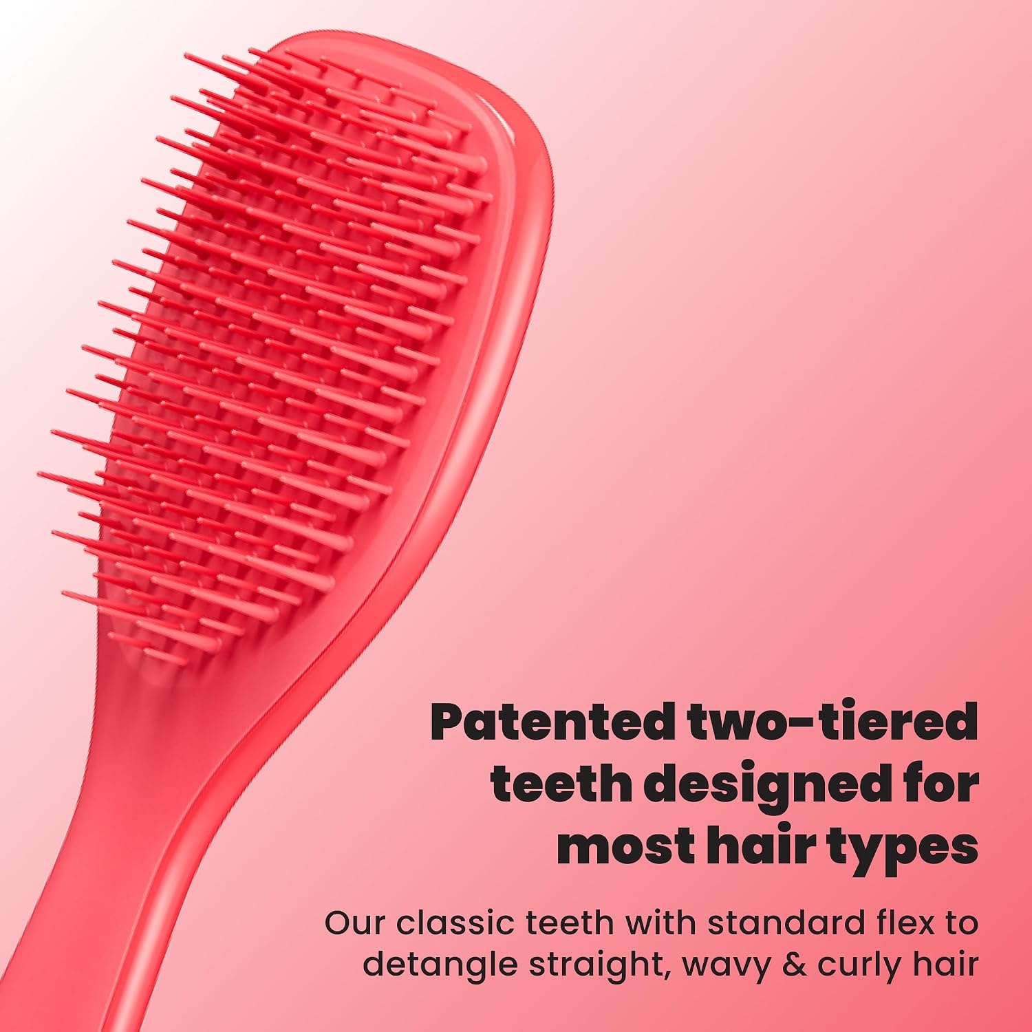 image:imageTangle Teezer Ultimate Detangler Mini Hair Brush Digital LavenderPink Punch