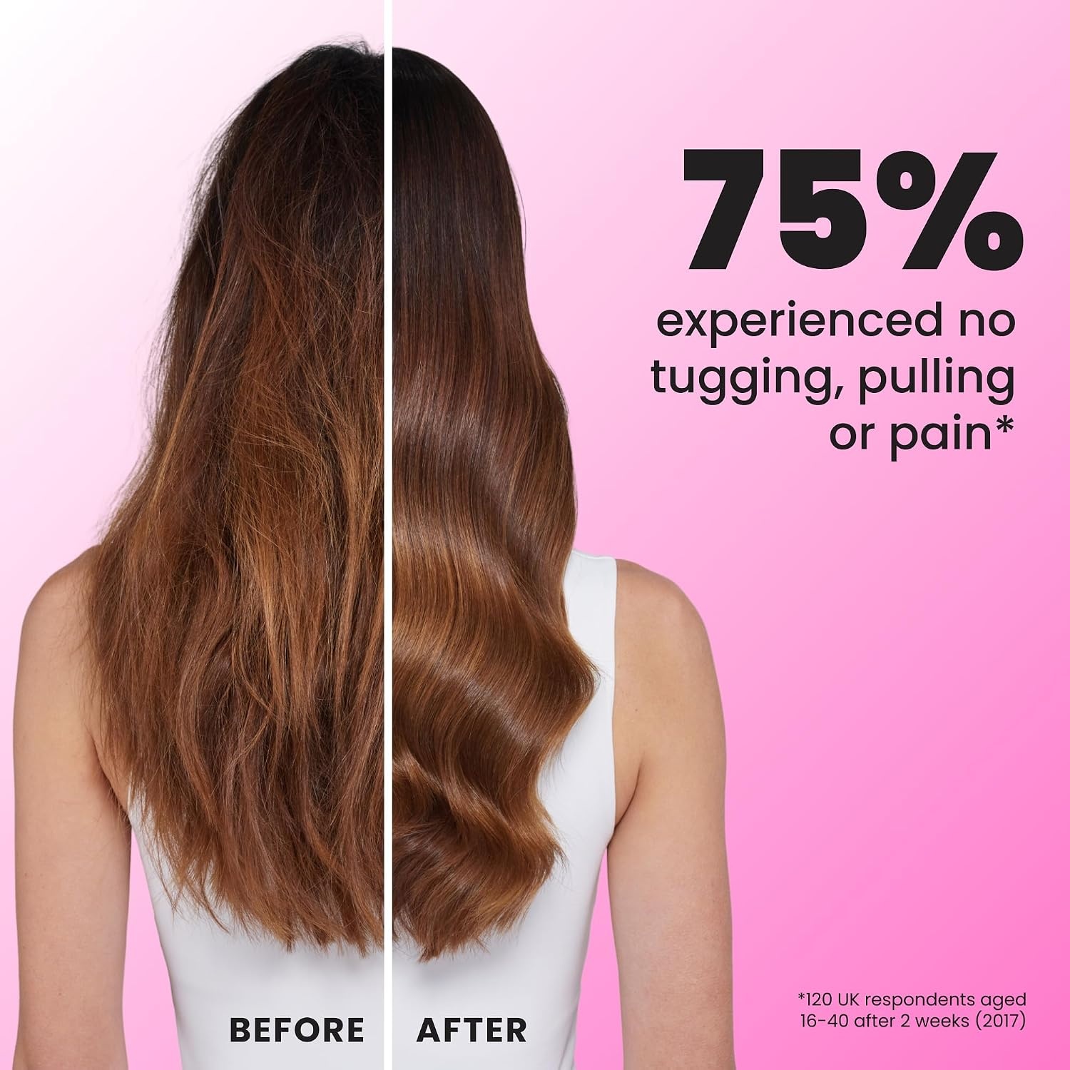 image:imageTangle Teezer Ultimate Detangler Mini Hair Brush Digital LavenderRunway Pink