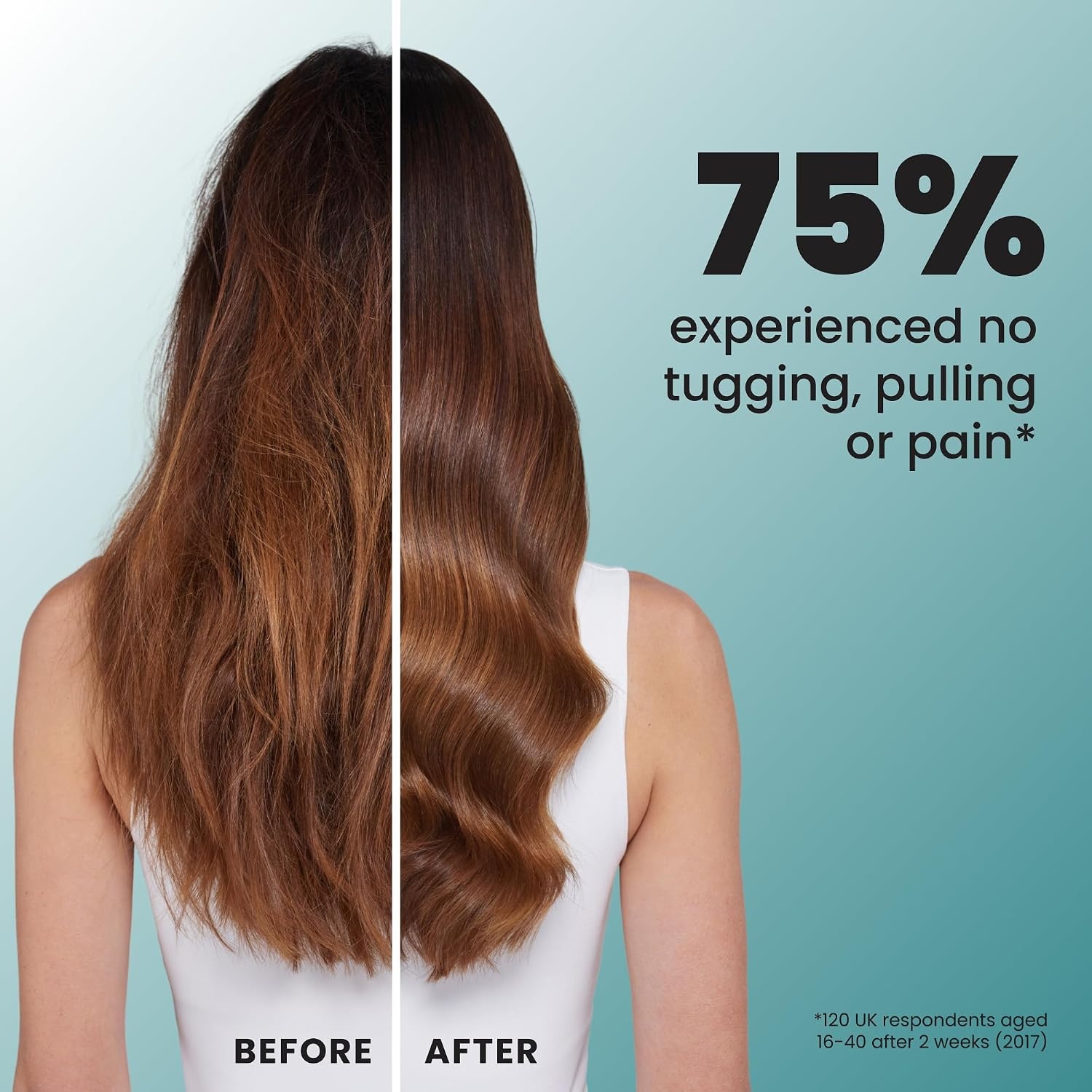 image:imageTangle Teezer Ultimate Detangler Mini Hair Brush Digital LavenderTransformative Teal
