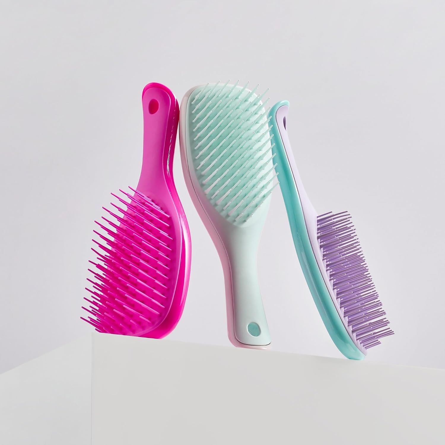 image:imageTangle Teezer Ultimate Detangler Mini Hair Brush Digital LavenderWisteria Leaf