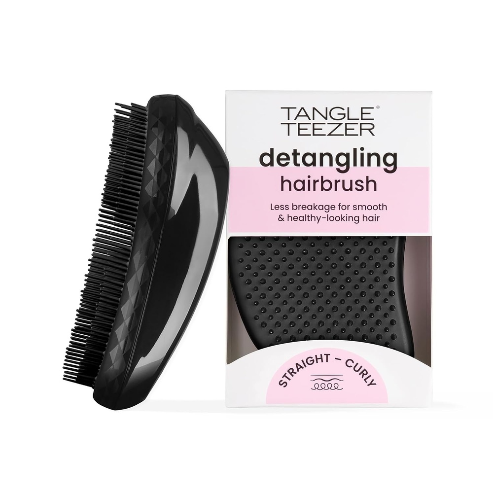 image:imageTangle Teezer Original Detangler Mini Hair Brush Millennial PinkBlack