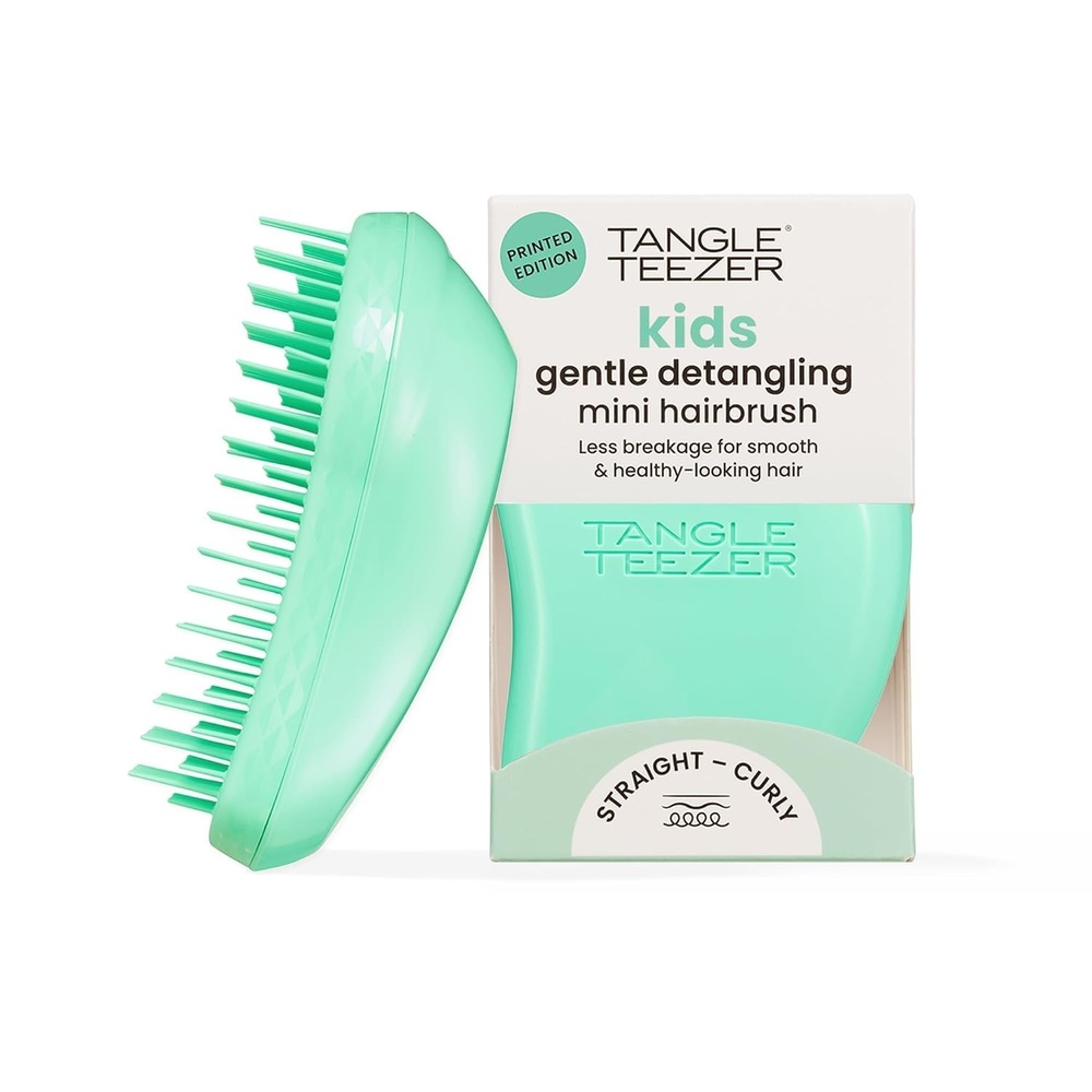 image:imageTangle Teezer Original Detangler Mini Hair Brush Millennial PinkParadise Green