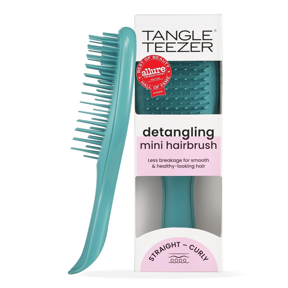 image:imageTangle Teezer Ultimate Detangler Mini Hair Brush Digital LavenderTransformative Teal