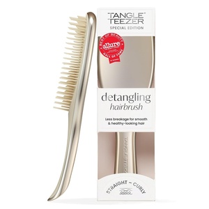 Tangle Teezer Chrome Ultimate Detangler Brush, Straight to Curly, Gold(Champagne Gold)