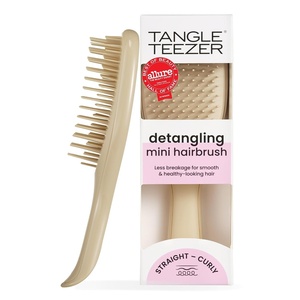 Tangle Teezer Ultimate Detangler Mini Hair Brush, Digital Lavender(Oat Cream)