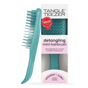 Tangle Teezer Ultimate Detangler Mini Hair Brush, Digital Lavender(Transformative Teal)
