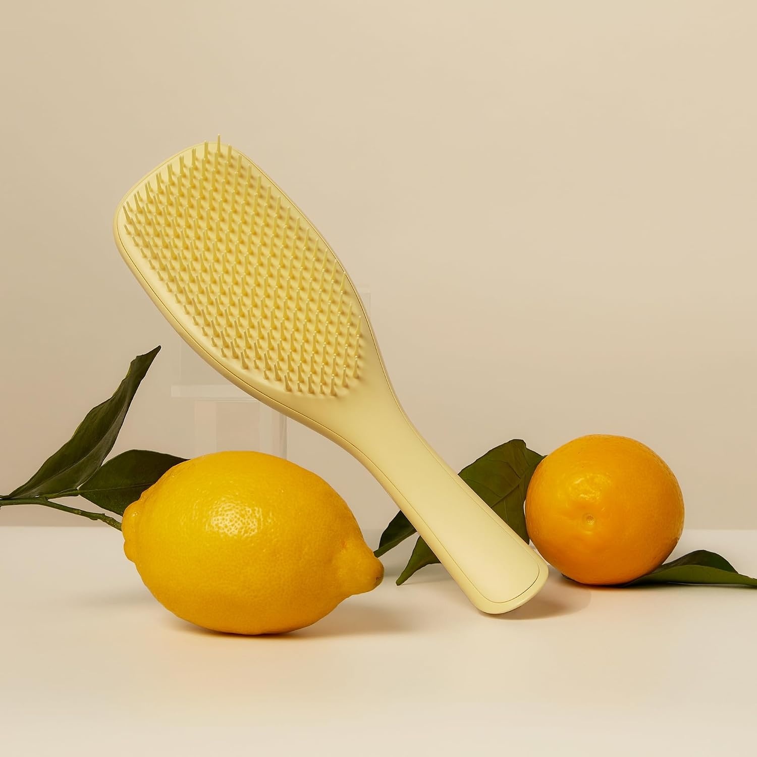 image:imageTangle Teezer PlantBased Ultimate Detangler Brush All Hair Types OrangePastel Yellow